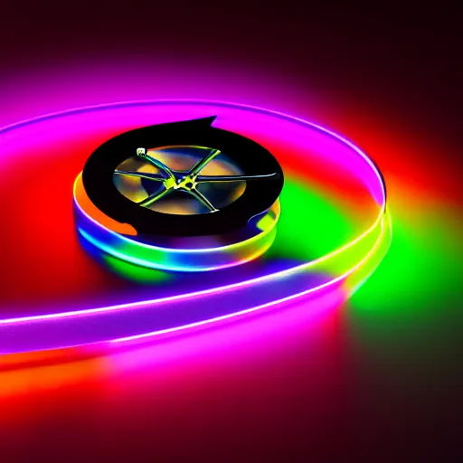 Image similar to cob led tape, colourful, product render, 8 k, ledspace, ultraleds, unreal engine,