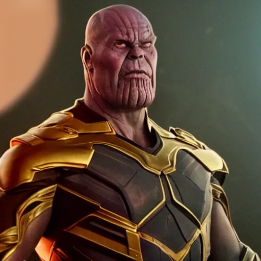 Image similar to Cary Coleman as Thanos. Cinamatic,4k