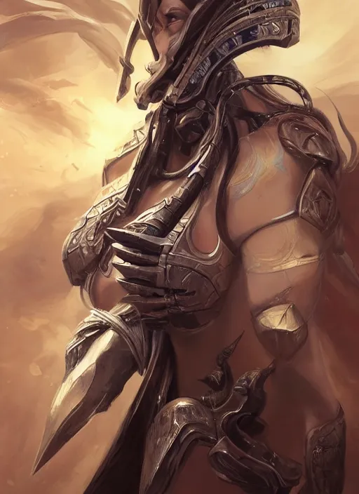 Prompt: a professional painting of a beautiful young female, clothed in battle armor, olive skin, long dark hair, beautiful bone structure, symmetrical facial features, intricate, elegant, digital painting, concept art, smooth, sharp focus, illustration, from StarCraft by Ruan Jia and Mandy Jurgens and Artgerm and William-Adolphe Bouguerea