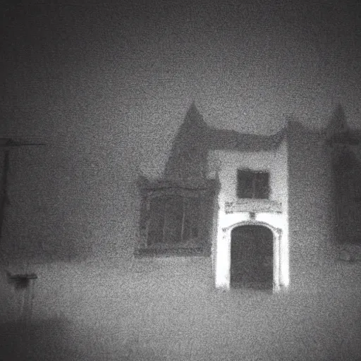 Prompt: insane nightmare, no light, everything is blurred, creepy shadows, haunted house, skeleton, very poor quality of photography, 2 mpx quality, grainy picture