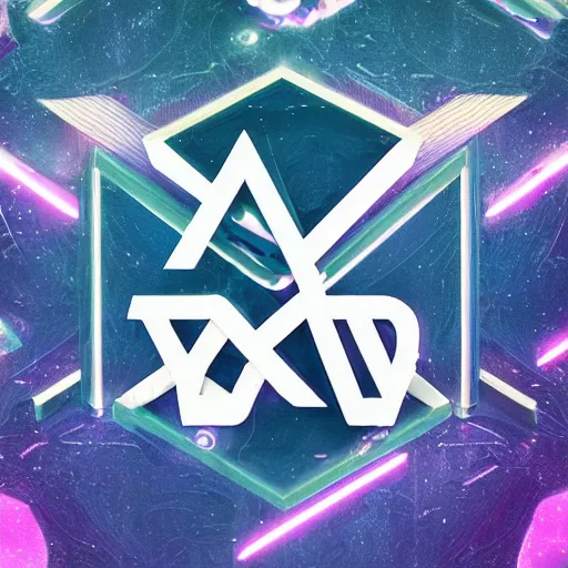 Image similar to a and w vaporwave logo, digital art, cosmic, 3 d high definition, trending on art station, photorealistic, high resolution, 8 k, octane, hyper detailed, insane details, intricate, elite, ornate, elegant trend, highly detailed and intricate, sharp focus, photography, unreal engine