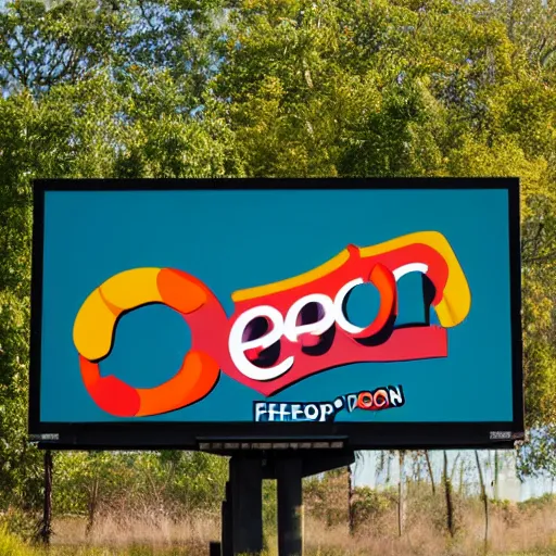 Image similar to feep popon billboard