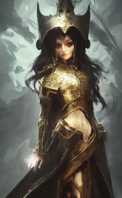 Image similar to Alchemy Imperial Princess knight gothic girl, volumetric lighting, digital painting, highly detailed, artstation, sharp focus, illustration, concept art, ruan jia, steve mccurry