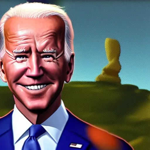 Prompt: Joe Biden in Bubsy 3D