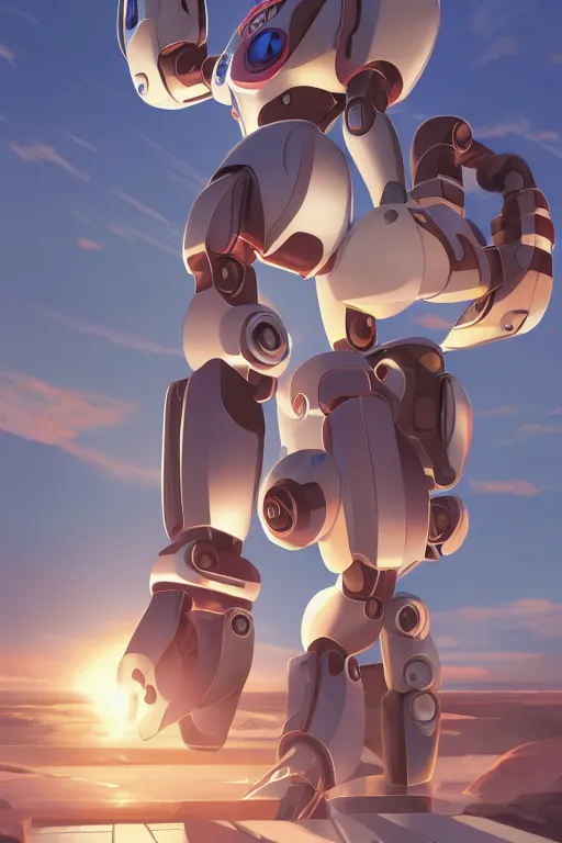 Image similar to metabots medabots medarotto medarot robot minimalist comics, behance hd by jesper ejsing, by rhads, makoto shinkai and lois van baarle, ilya kuvshinov, rossdraws global illumination ray tracing hdr radiating a glowing aura