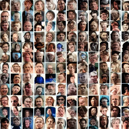 Image similar to photograph of every human in existence, 8k