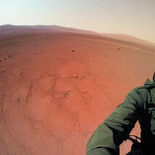 Image similar to selfie by Dmitry Rogozin on Mars