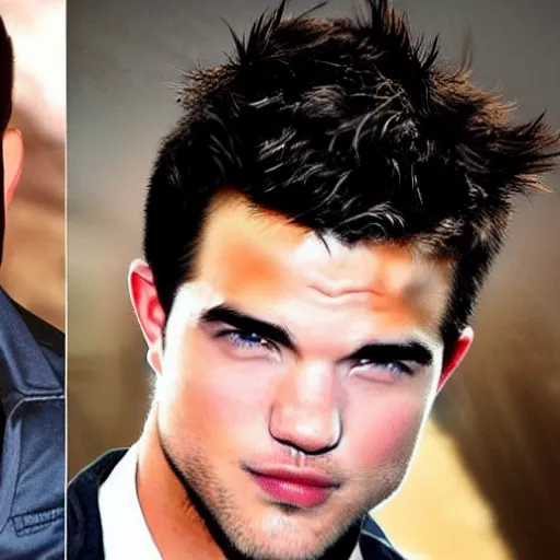 Image similar to taylor lautner mixed with robert pattinson