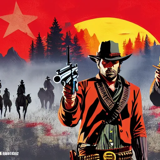 Prompt: red dead redemption 2 on the playstation 1