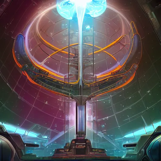 Image similar to a science fiction dimensional portal, by a stunning sci - fi artist, detailed 2 d game splash art, remodernism.