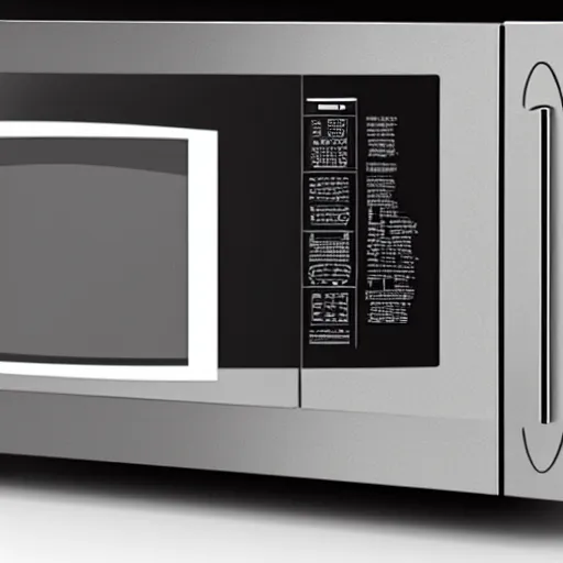 Prompt: teenage engineering designed microwave