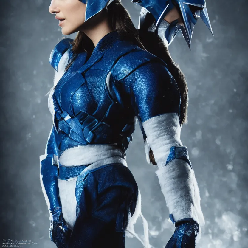 Image similar to natalie portman as subzero from mortal combat, studio photography, nikon 5 0 mm portrait photography, ultra realistic, cinematic