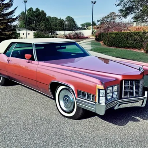 Prompt: 1 9 7 2 cadillac,