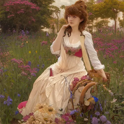 Prompt: Alice from Everlasting summer, highly detailed, digital painting, artstation, concept art, smooth, sharp focus, illustration, ArtStation, art by artgerm and greg rutkowski and alphonse mucha and J. C. Leyendecker and Edmund Blair Leighton and Katsuhiro Otomo and Geof Darrow and Phil hale and Ashley wood and Ilya repin and Charlie Bowater