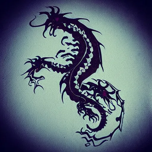 Image similar to “fire breathing dragon, shaved hair design”