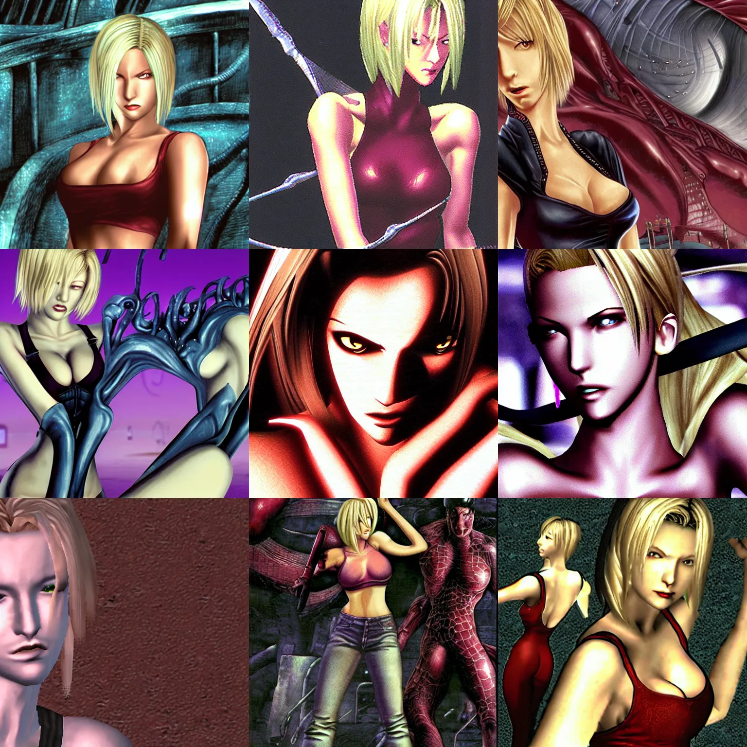 Prompt: close - up of parasite eve