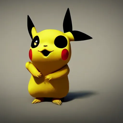 ArtStation - Surprised Pikachu Meme 3D Model