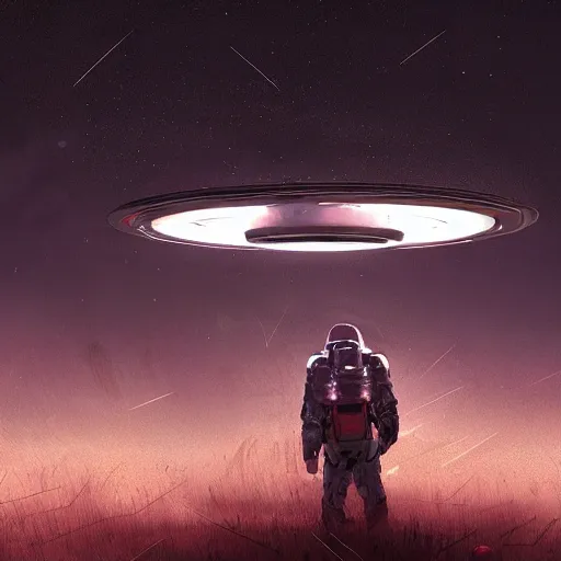 Image similar to found footage of a ufo at night, found footage, dynamic lighting, photorealistic fantasy concept art, trending on art station, stunning visuals, creative, cinematic, ultra detailed