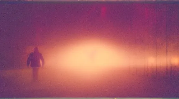 Image similar to kodak portra 4 0 0 photo of vagrant at night volumetric fog