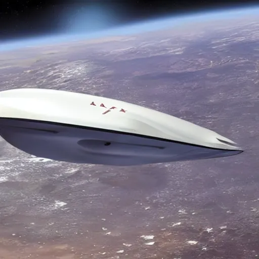 Prompt: space x starship with the nose cone shaped like elon musks head,