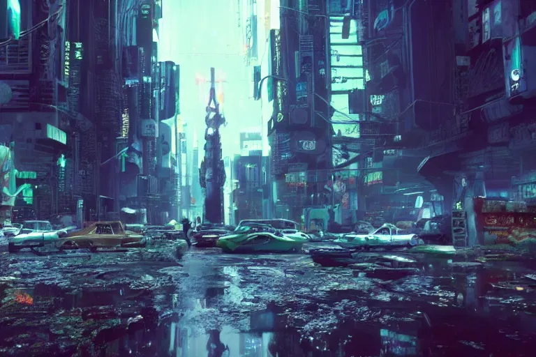 Image similar to VFX movie photojournalism of daily life in a futuristic itopian cyberpunk interstellar lush city of abundance Emmanuel Lubezki