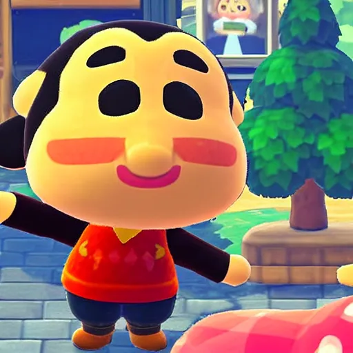 Prompt: danny devito in animal crossing