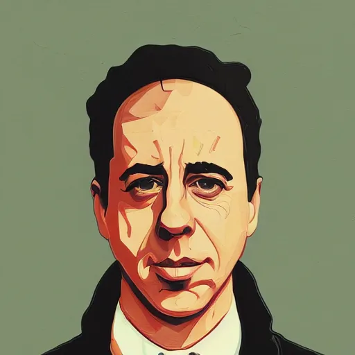 Image similar to Jerry Seinfeld profile picture by Sachin Teng, asymmetrical, Organic Painting , Matte Painting, geometric shapes, hard edges, graffiti, street art:2 by Sachin Teng:4