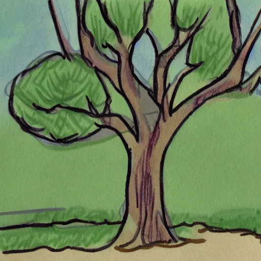 Image similar to sketch of tree