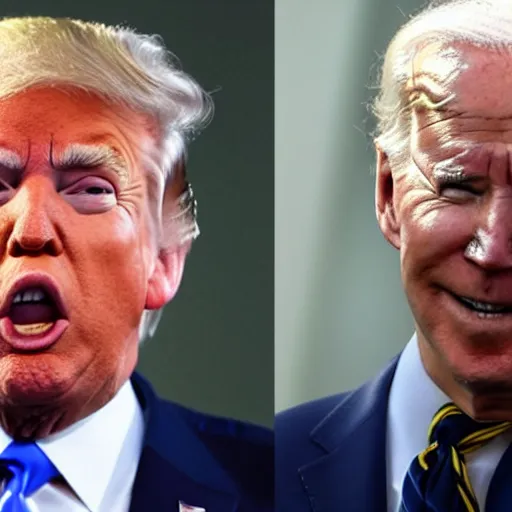 Image similar to donald trump mixed with joe biden