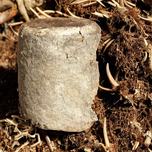 Image similar to N20 canister made of antler found among shamanic grave goods