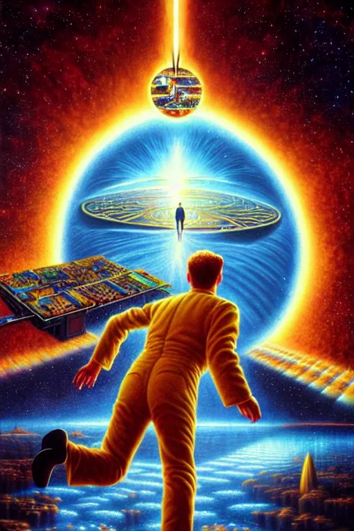 Prompt: a photorealistic detailed cinematic image of a human being obtaining the highest achievement, emotional, powerful, compelling, by pinterest, david a. hardy, kinkade, lisa frank, wpa, public works mural, socialist