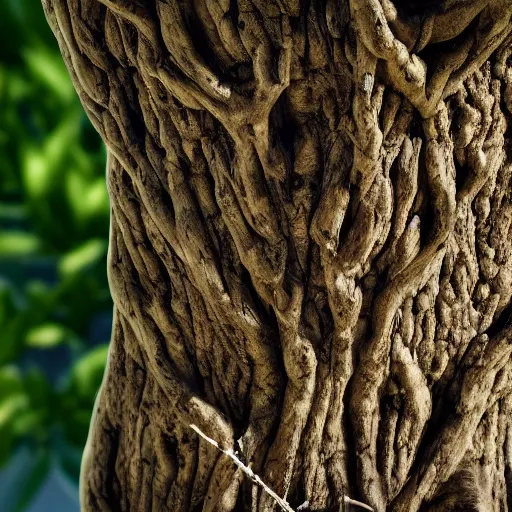 Prompt: an olive tree with a human face. highly detailed. hyper real photo. 4 k.
