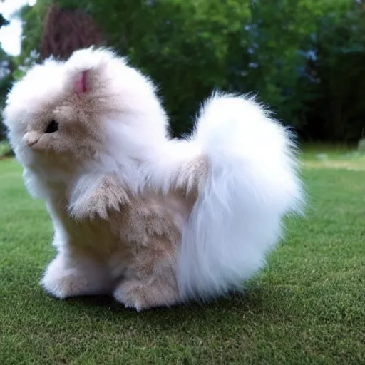 Image similar to real life Pokemon, fluffy, realistic