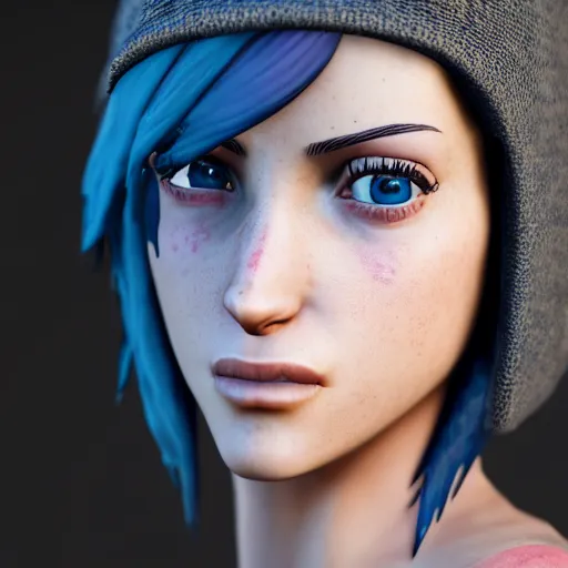 Prompt: photograph portrait of Chloe Price, intricate detail, sigma 85mm f/1.4, 4k, depth of field, high resolution, 4k, 8k, hd, full color