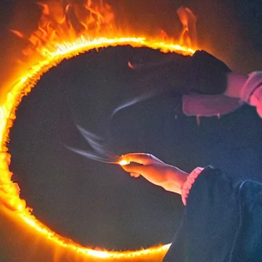 Image similar to fire bending the sun