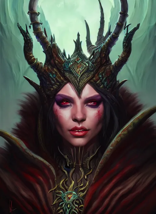 Image similar to a _ fantasy _ style _ portrait _ painting _ of acererak lich, dnd, wicked, oil _ painting _ unreal _ 5 _ daz. _ rpg _ portrait _ extremely _ detailed _ artgerm _ greg _ rutkowski _ greg