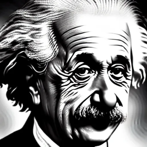 Image similar to albert einstein, highly detailed, extremely high quality, hd, 4 k, 8 k, canon 3 0 0 mm, professional photographer, 4 0 mp, lifelike, top - rated, award winning, realistic, detailed lighting, detailed shadows, sharp, no blur, edited, corrected, trending