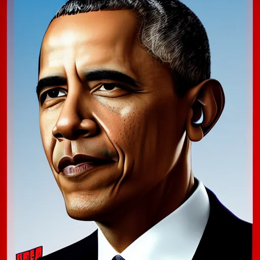 Image similar to barack obama on a movie cover