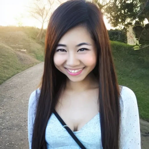 Image similar to beautiful asian girl smiling