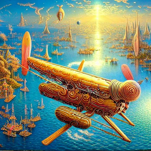 Prompt: ' marshmallow snail aircraft ', visionary insanely detailed intricate and beautiful stunning winning art, trending top art, masterpiece by arthur adams, thomas kinkade, igor zenin, gilbert williams, bruce pennington, martin johnson heade, andreas franke, andreas achenbach, yoshitaka amano, guy billout, artur bordello, michael cheval