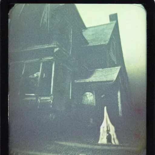 Image similar to summon rot witch fade, ritual aftermath gone wrong, a polaroid photo taken by guillermo del toro