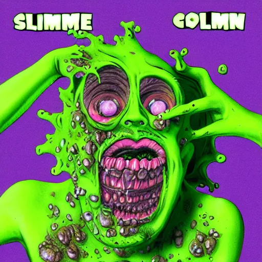 Image similar to grimy slimepunk ooze monster