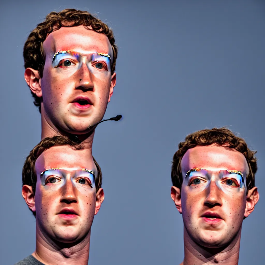 Image similar to mark zuckerberg staring into your soul, photo, 4 k