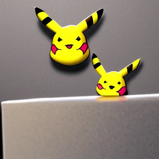 Prompt: an eraser shaped like Pikachu.