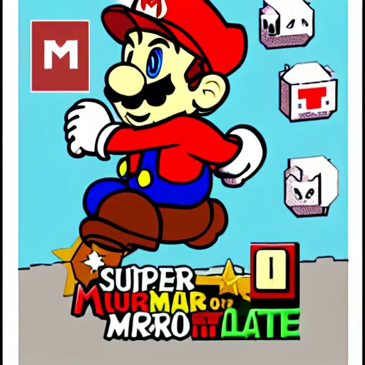 Image similar to Super Mario from another timeline in the multiverse