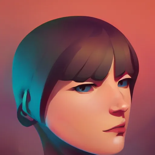 Prompt: face icon stylized minimalist atari, loftis, cory behance hd by jesper ejsing, by rhads, makoto shinkai and lois van baarle, ilya kuvshinov, rossdraws global illumination