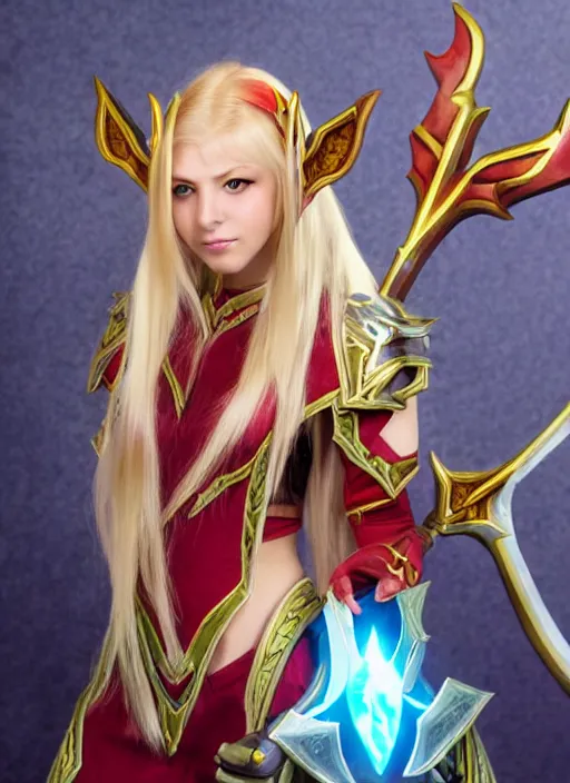 Image similar to world of warcraft blood elf