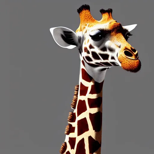 Image similar to A giraffe wearing a tutù, digital art, artstation, Mandy Jurgens, CGSociety, WLOP