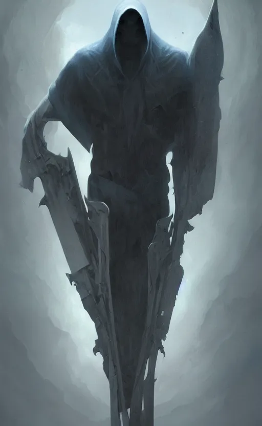 Prompt: the grim reaper, soft grey and blue natural light, intricate, digital painting, concept art, smooth, sharp focus, illustration, art by greg rutkowski and luis rollo and gil elvgren, symmetry!