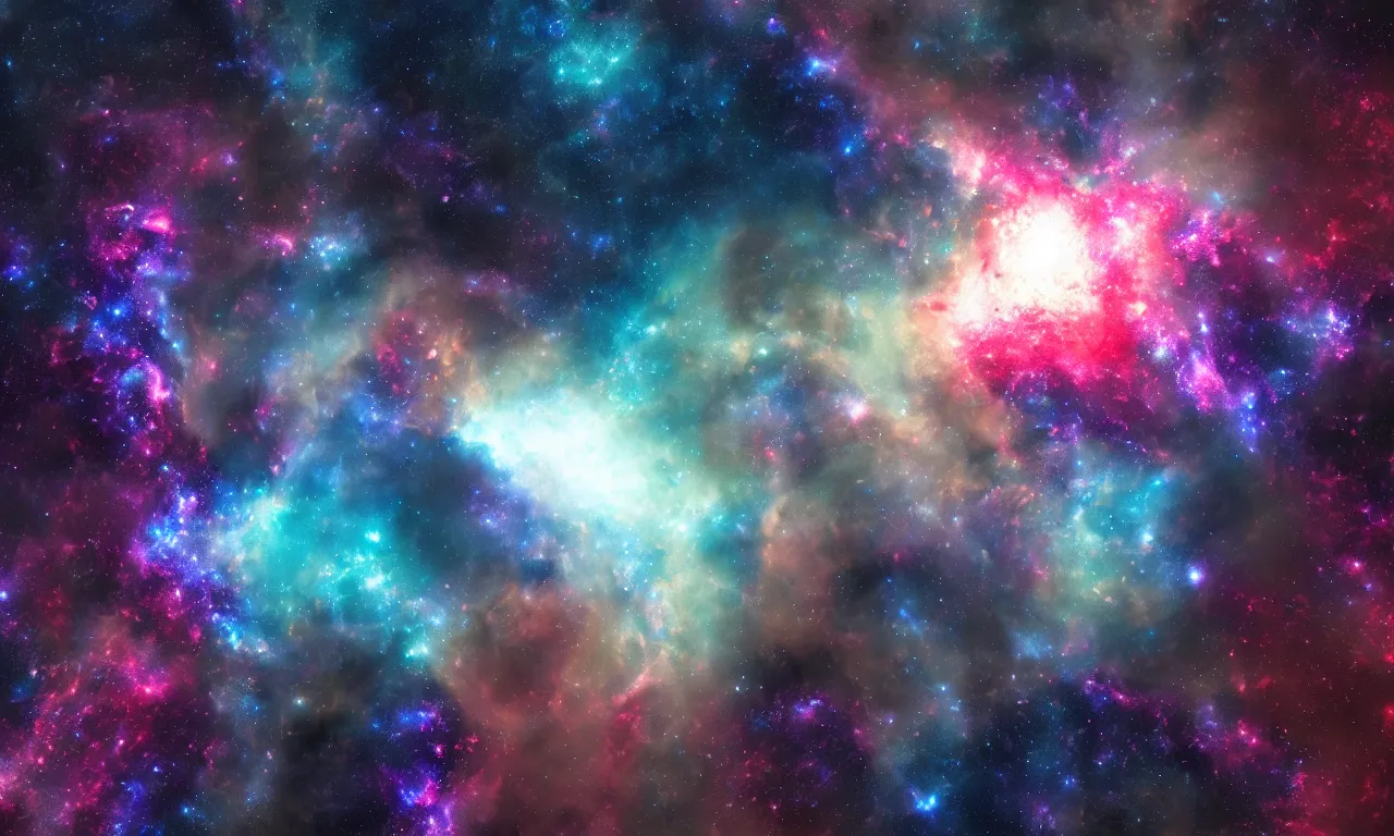 Prompt: 3 d rendering of a cosmic nebula, octane 3 d, vray render, octane render, wallpaper art, smooth, 8 k, 1 6 k, artstation